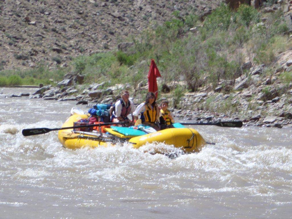 Kayaking on the water